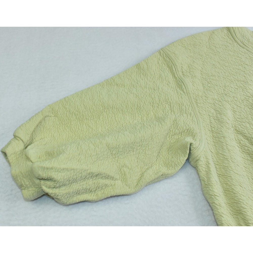 Lululemon Textured Women's Pullover Size 4 Crewneck Dew Green Activewear - Picture 3 of 12